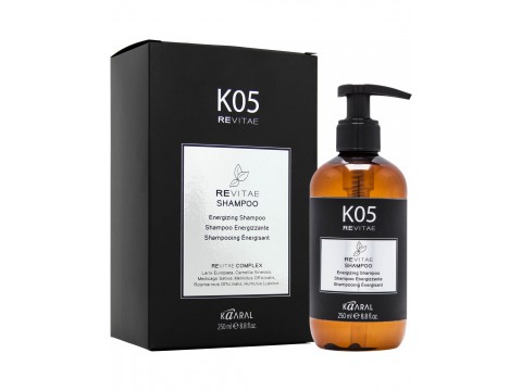 KAARAL K05 REVITAE SHAMPOO energizuojantis detoksikuojantis paruošiamasis trichologinis šampūnas, 250 ml